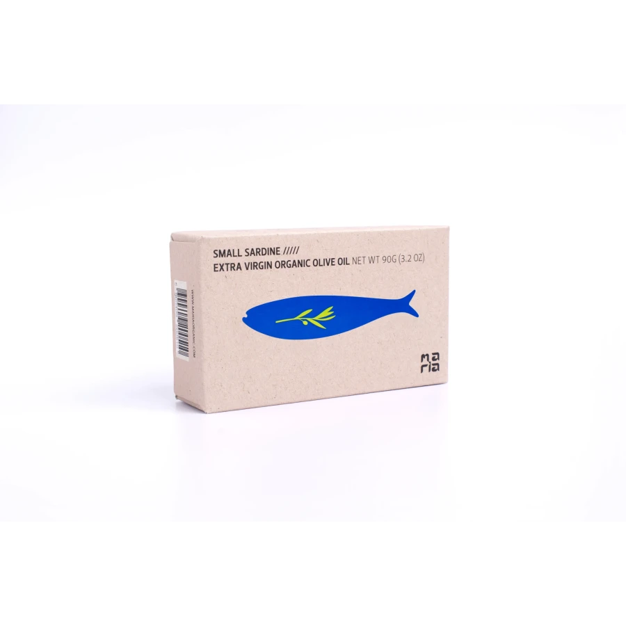 Malé sardinky v bio extra panenském olivovém oleji Maria Organic